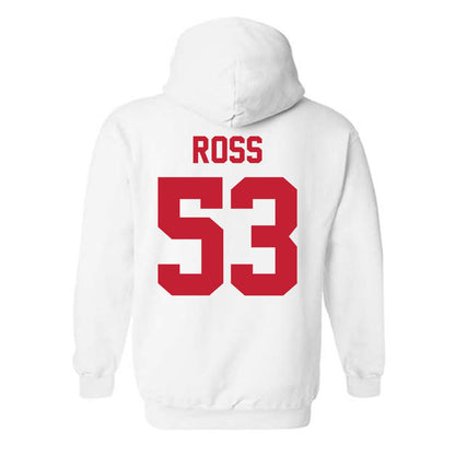 Ferris State - NCAA Football : Ryan Ross - Classic Shersey Hooded Sweatshirt-1