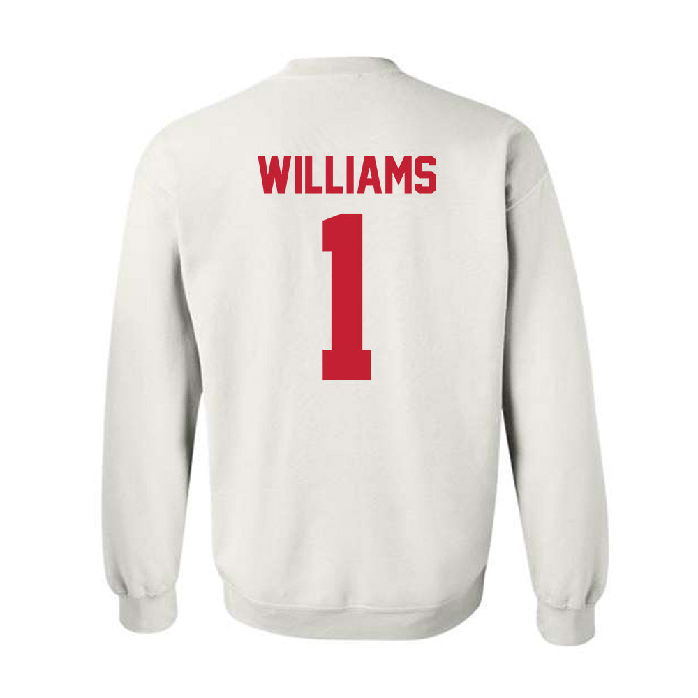 Ferris State - NCAA Men's Basketball : David Williams - Classic Shersey Crewneck Sweatshirt-1