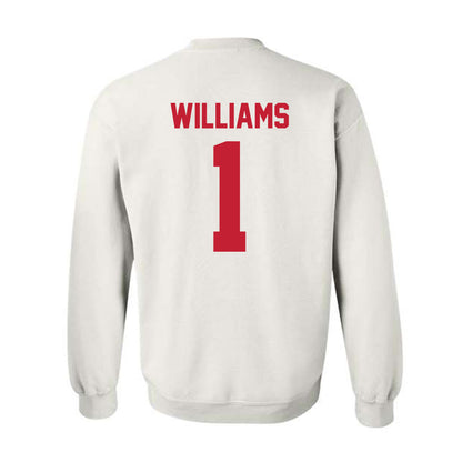 Ferris State - NCAA Men's Basketball : David Williams - Classic Shersey Crewneck Sweatshirt-1