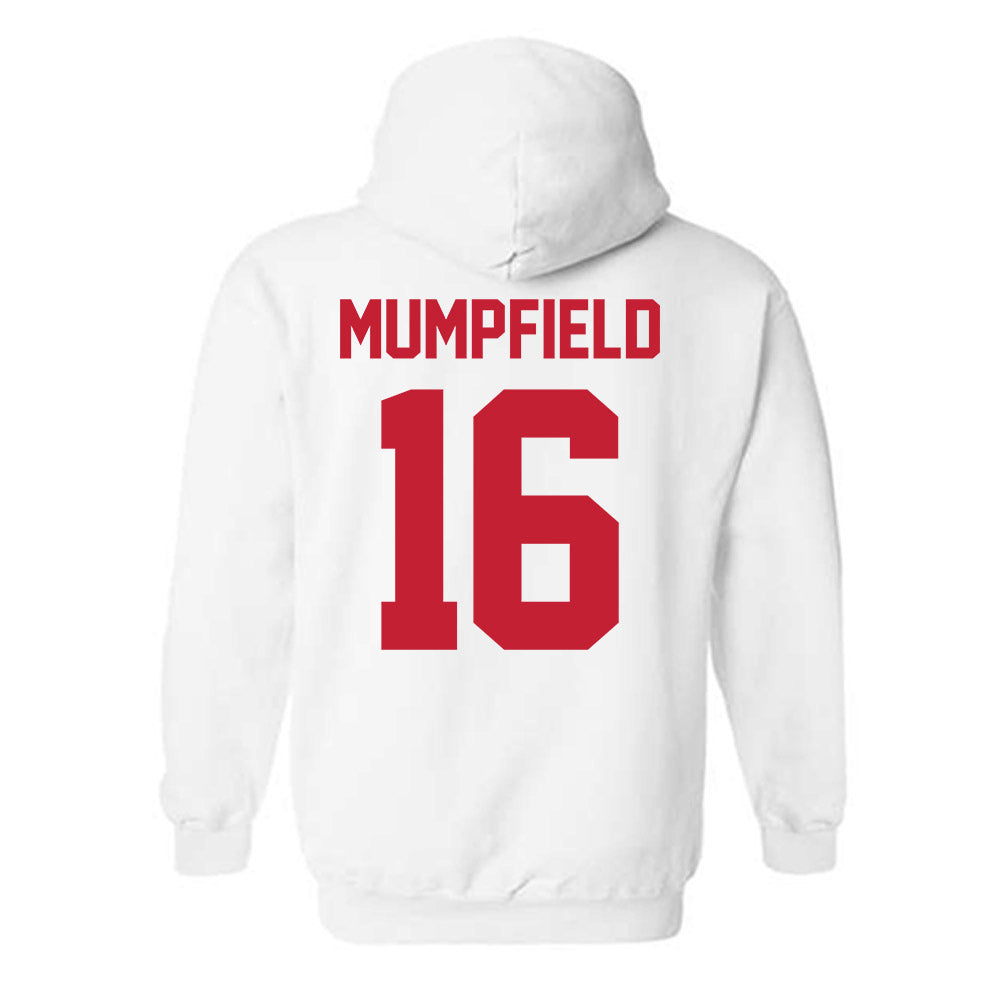 Ferris State - NCAA Football : Leeshaun Mumpfield - Classic Shersey Hooded Sweatshirt-1