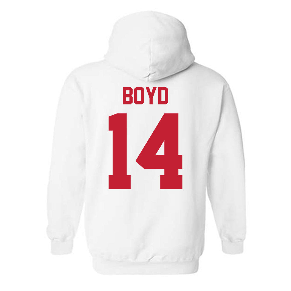 Ferris State - NCAA Football : Sincer Boyd - Classic Shersey Hooded Sweatshirt-1