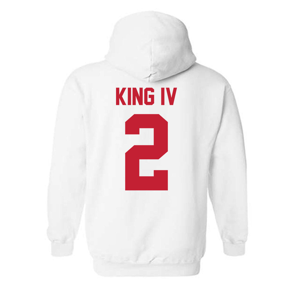 Ferris State - NCAA Football : Damion King IV - Classic Shersey Hooded Sweatshirt-1