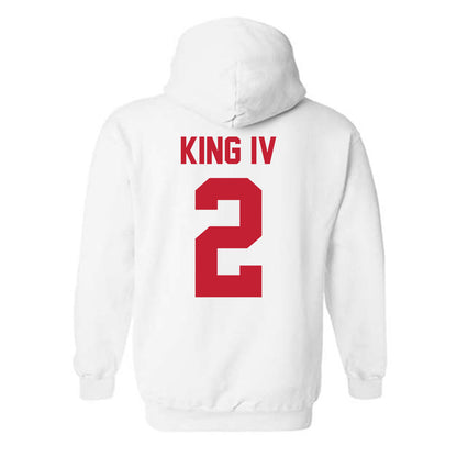 Ferris State - NCAA Football : Damion King IV - Classic Shersey Hooded Sweatshirt-1