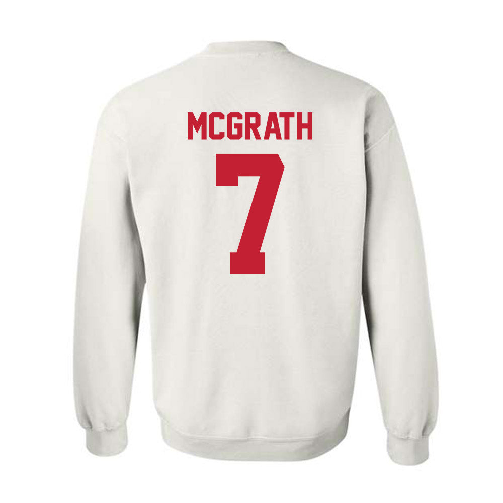 Ferris State - NCAA Men's Ice Hockey : Connor McGrath - Classic Shersey Crewneck Sweatshirt-1