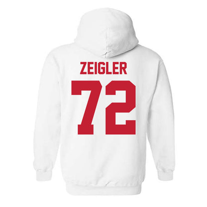 Ferris State - NCAA Football : Jaden Zeigler - Classic Shersey Hooded Sweatshirt-1