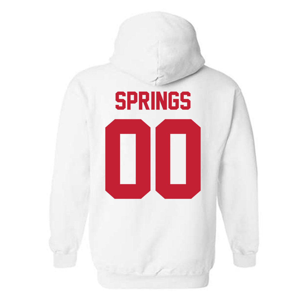 Ferris State - NCAA Football : Alex Springs - Classic Shersey Hooded Sweatshirt-1