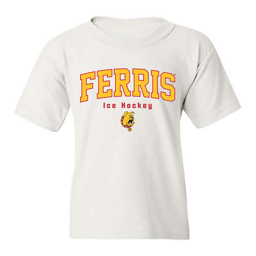 Ferris State - NCAA Men's Ice Hockey : Gavin Best - Classic Shersey Youth T-Shirt-0