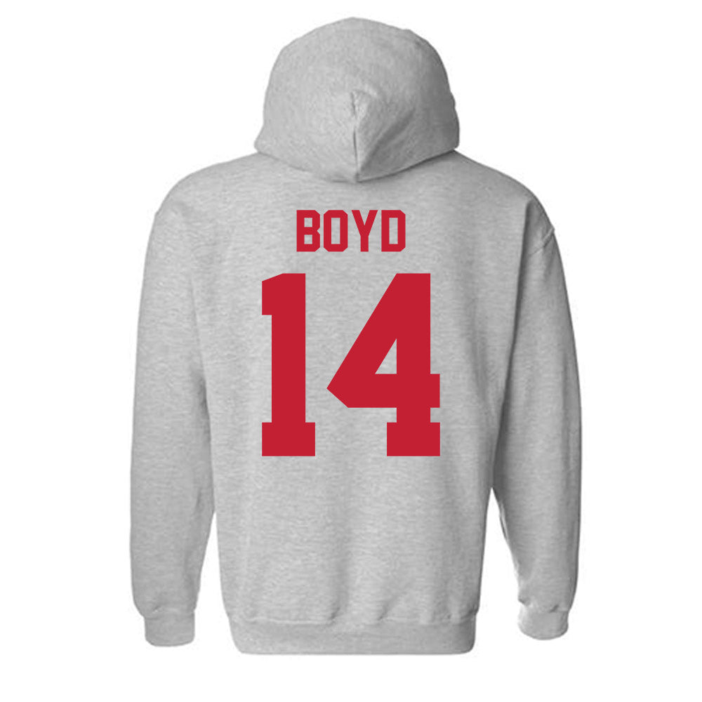 Ferris State - NCAA Football : Sincer Boyd - Classic Shersey Hooded Sweatshirt-1