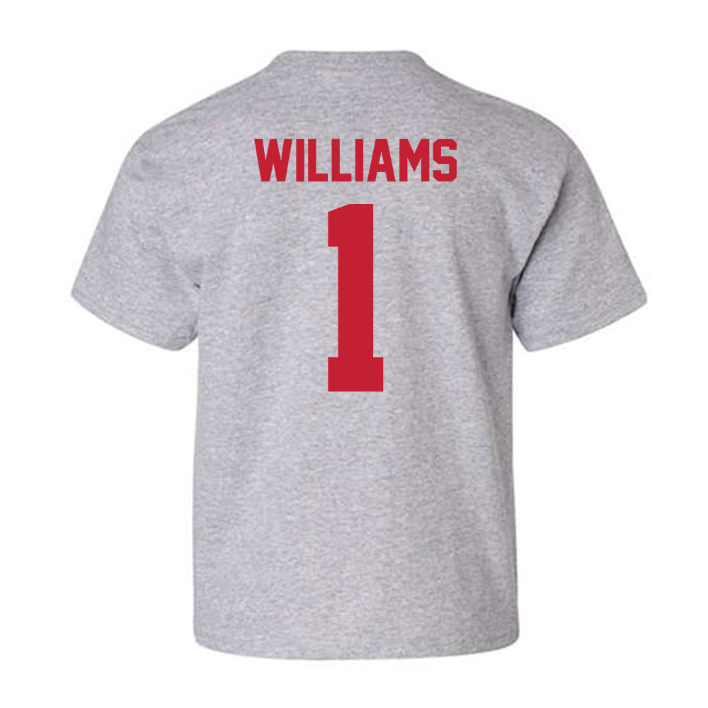 Ferris State - NCAA Men's Basketball : David Williams - Classic Shersey Youth T-Shirt-1