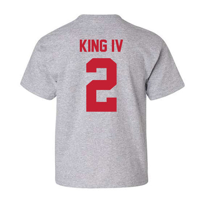Ferris State - NCAA Football : Damion King IV - Classic Shersey Youth T-Shirt-1