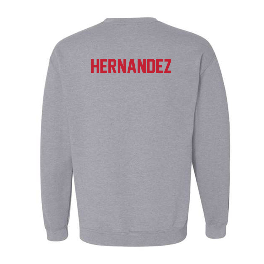 Ferris State - NCAA Women's Track & Field : Raquel Hernandez - Classic Shersey Crewneck Sweatshirt-1