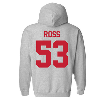 Ferris State - NCAA Football : Ryan Ross - Classic Shersey Hooded Sweatshirt-1