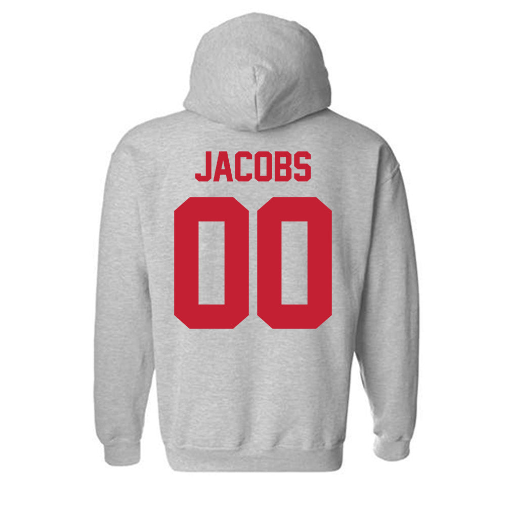 Ferris State - NCAA Football : Tre’vareiez Jacobs - Classic Shersey Hooded Sweatshirt-1