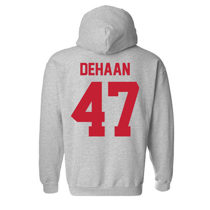 Ferris State - NCAA Football : Ike DeHaan - Classic Shersey Hooded Sweatshirt-1