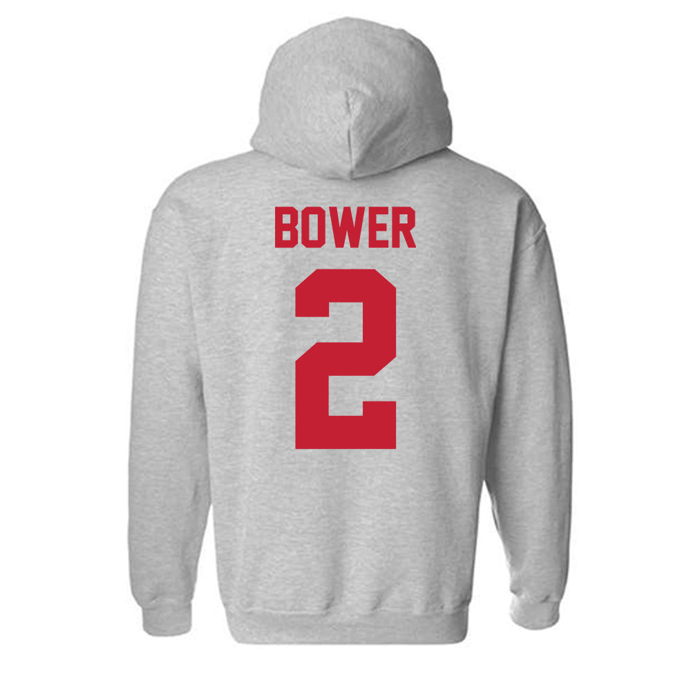 Ferris State - NCAA Football : Wyatt Bower - Classic Shersey Hooded Sweatshirt-1