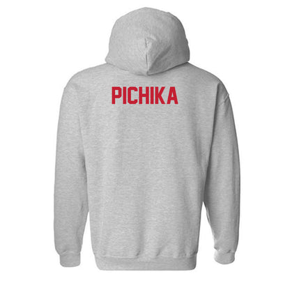 Ferris State - NCAA Men's Tennis : Praneel Pichika - Classic Shersey Hooded Sweatshirt-1