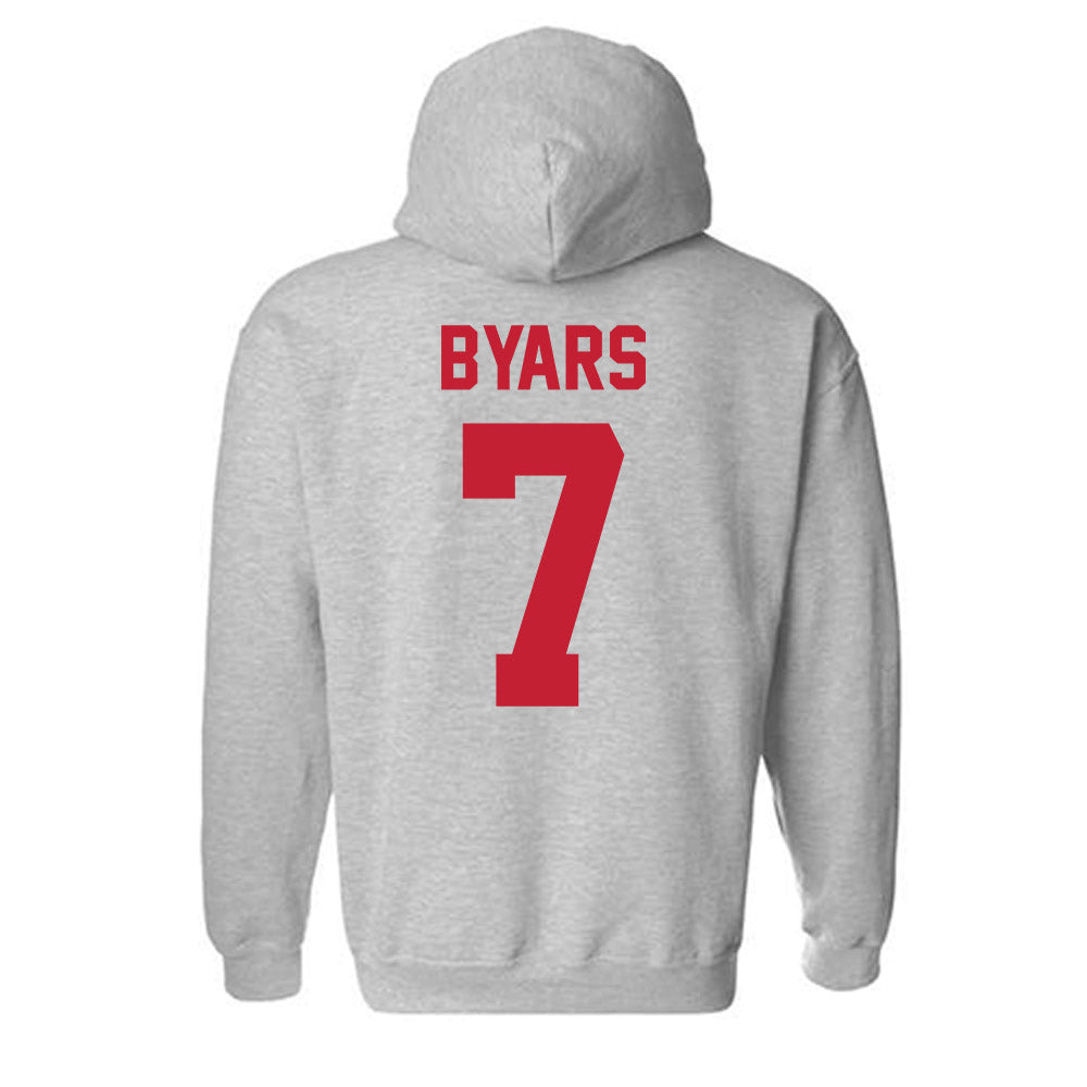 Ferris State - NCAA Football : Zay Byars - Classic Shersey Hooded Sweatshirt-1
