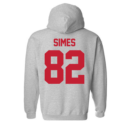 Ferris State - NCAA Football : Kevin Simes - Classic Shersey Hooded Sweatshirt-1