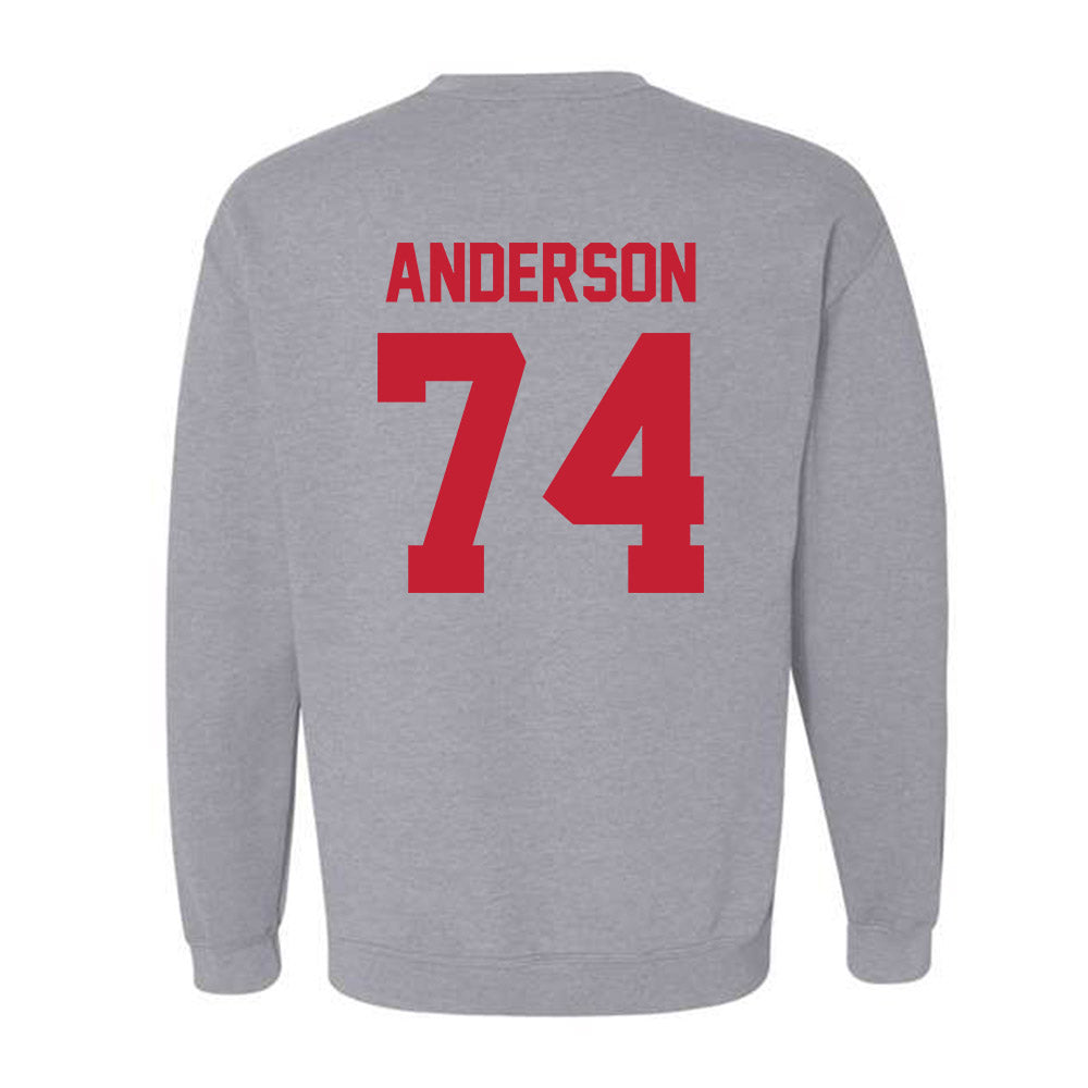 Ferris State - NCAA Football : Bobby Anderson - Classic Shersey Crewneck Sweatshirt-1