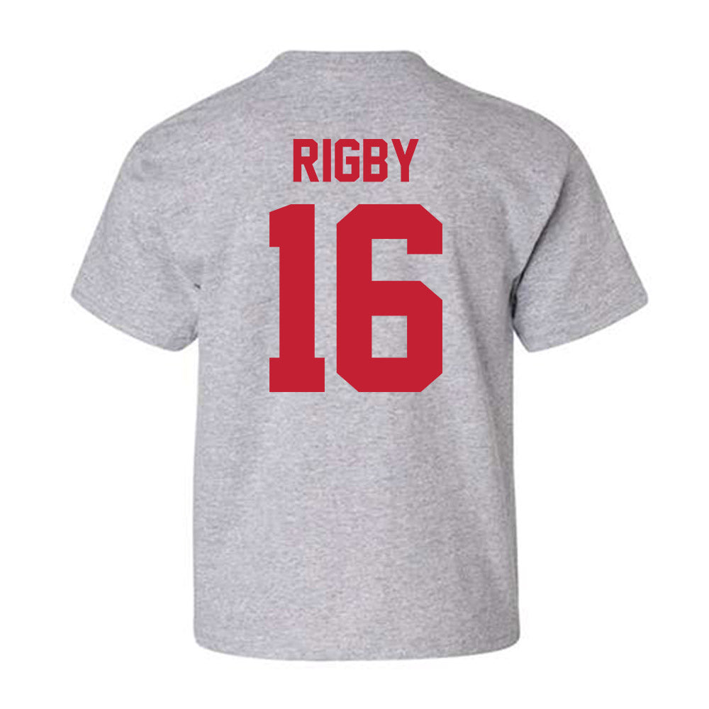 Ferris State - NCAA Football : Tre Rigby - Classic Shersey Youth T-Shirt-1