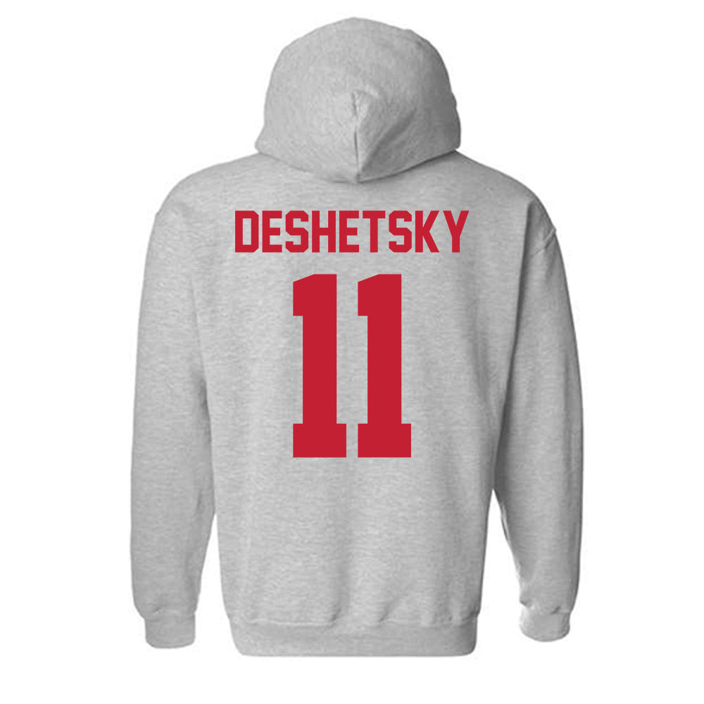 Ferris State - NCAA Women's Volleyball : Alana Deshetsky - Classic Shersey Hooded Sweatshirt-1