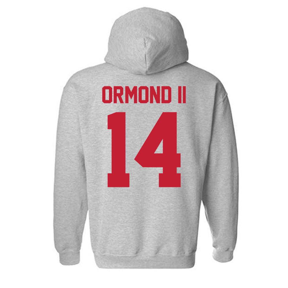 Ferris State - NCAA Football : Timothy Ormond II - Classic Shersey Hooded Sweatshirt-1