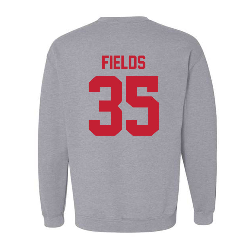 Ferris State - NCAA Football : Jerek Fields - Classic Shersey Crewneck Sweatshirt-1
