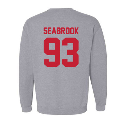 Ferris State - NCAA Football : Erick Seabrook - Classic Shersey Crewneck Sweatshirt-1