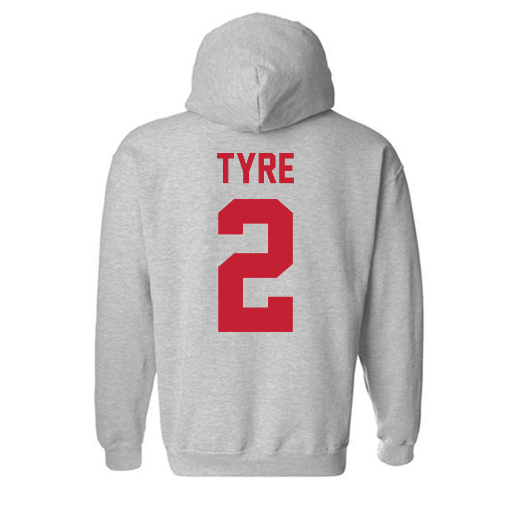 Ferris State - NCAA Football : Kelby Tyre - Classic Shersey Hooded Sweatshirt-1