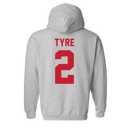 Ferris State - NCAA Football : Kelby Tyre - Classic Shersey Hooded Sweatshirt-1