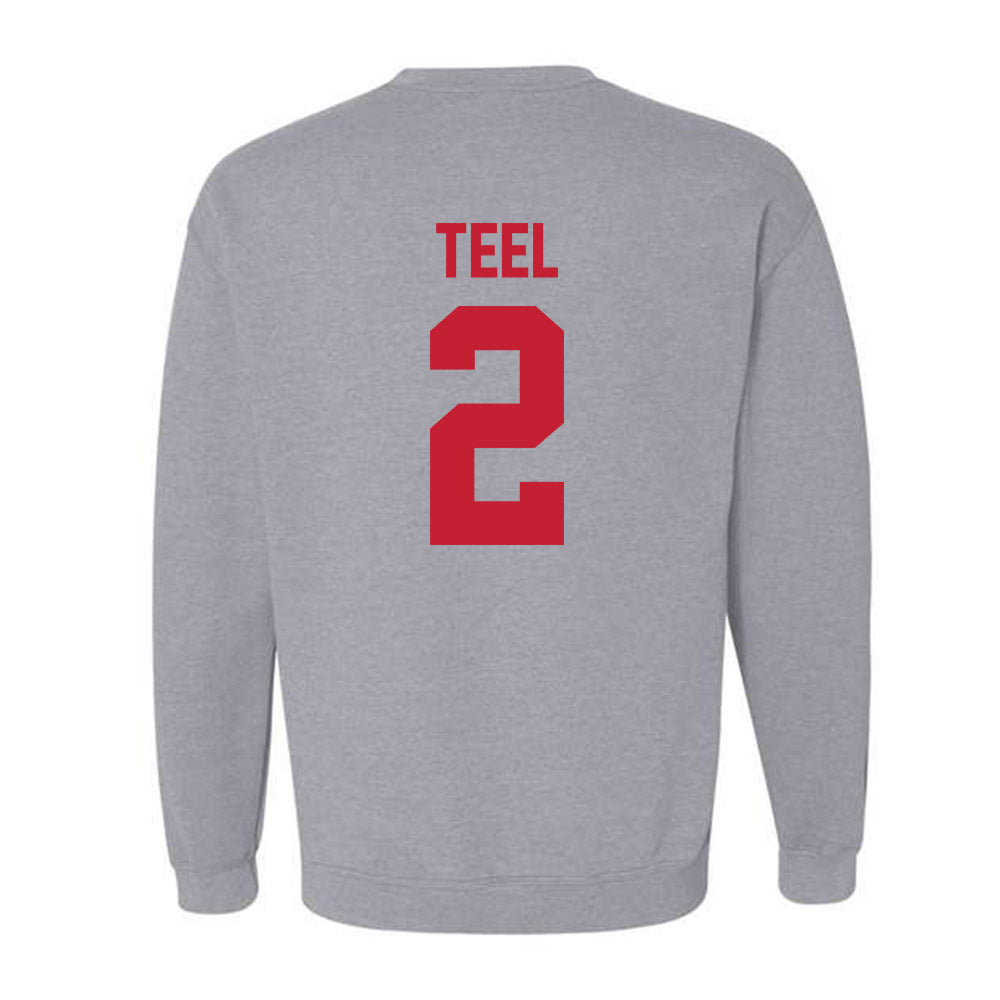 Ferris State - NCAA Football : Odell Teel - Classic Shersey Crewneck Sweatshirt-1