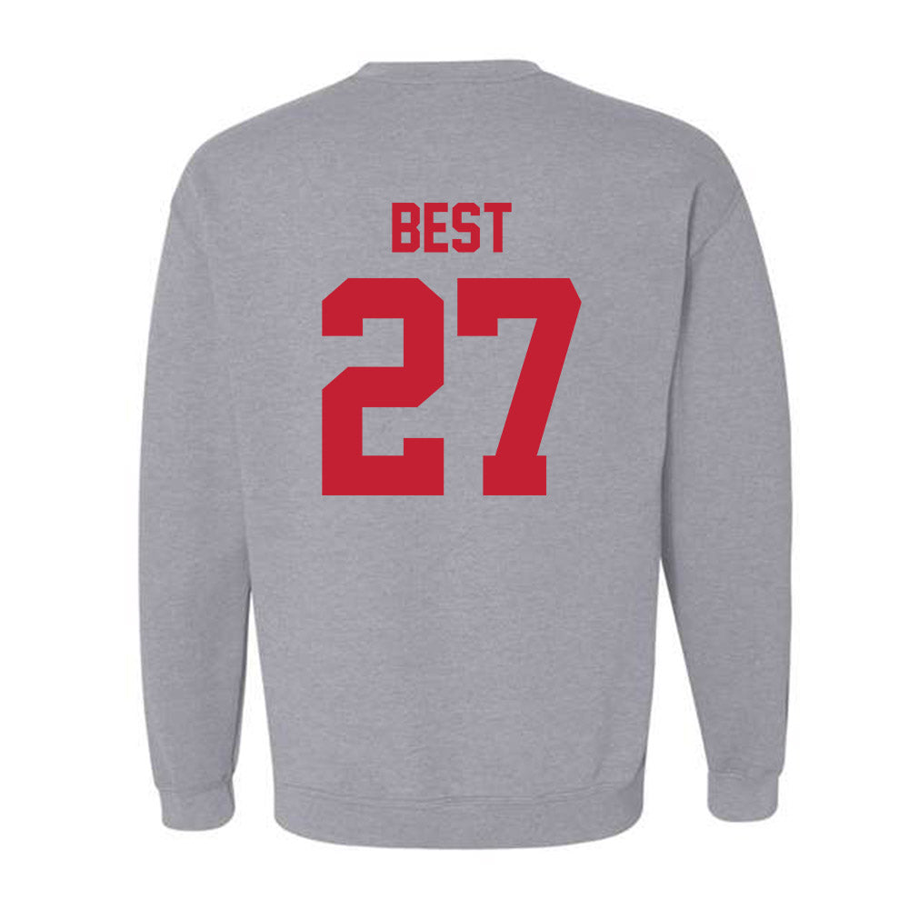 Ferris State - NCAA Men's Ice Hockey : Gavin Best - Classic Shersey Crewneck Sweatshirt-1