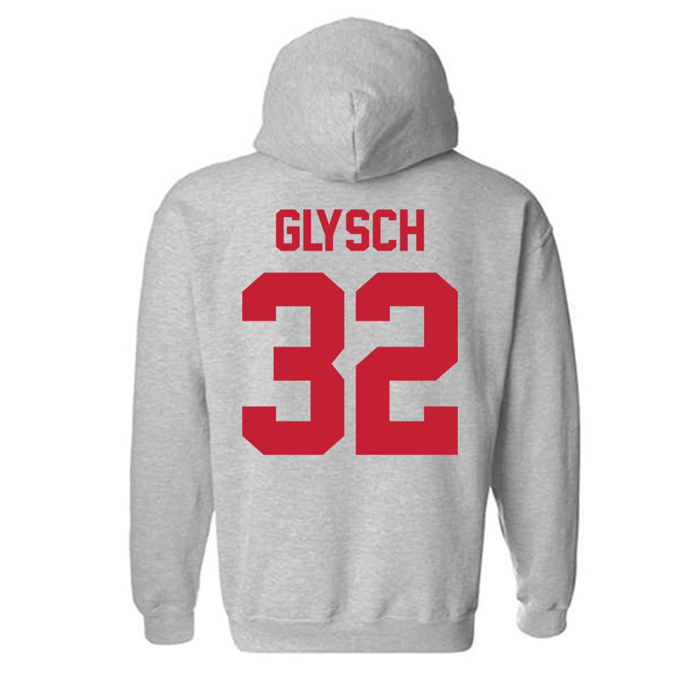 Ferris State - NCAA Women's Basketball : Melena Glysch - Classic Shersey Hooded Sweatshirt-1