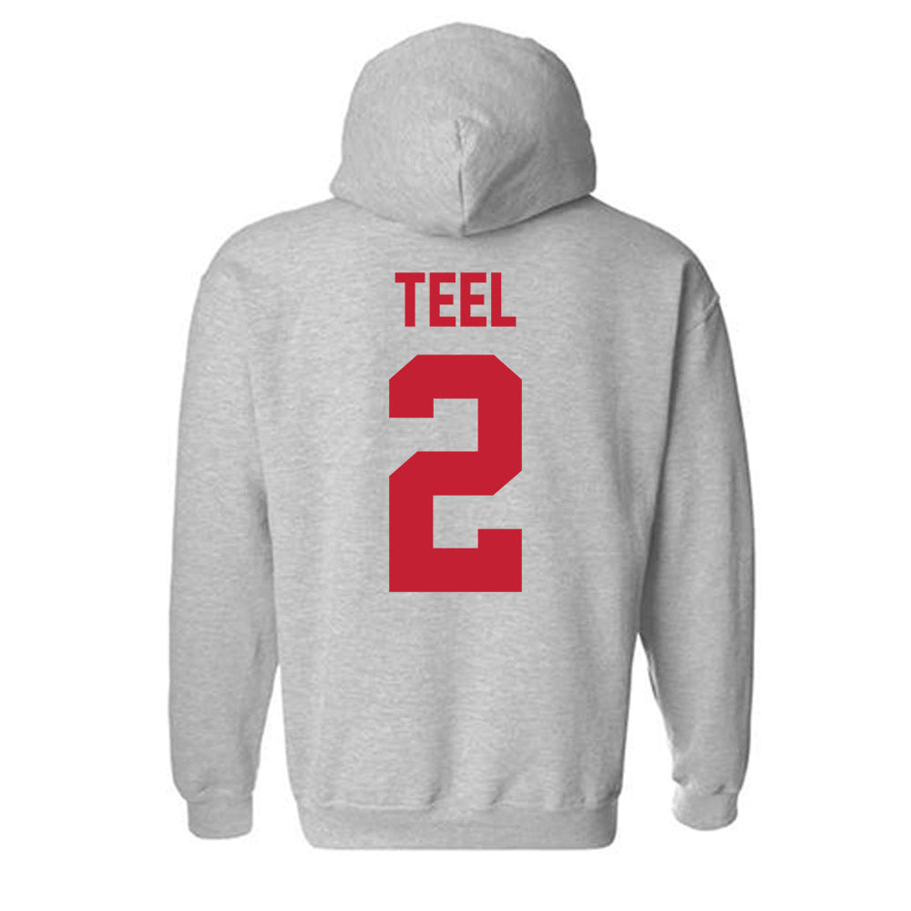 Ferris State - NCAA Football : Odell Teel - Classic Shersey Hooded Sweatshirt-1