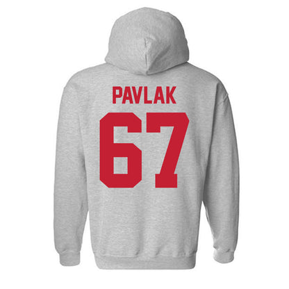Ferris State - NCAA Football : Avery Pavlak - Classic Shersey Hooded Sweatshirt-1