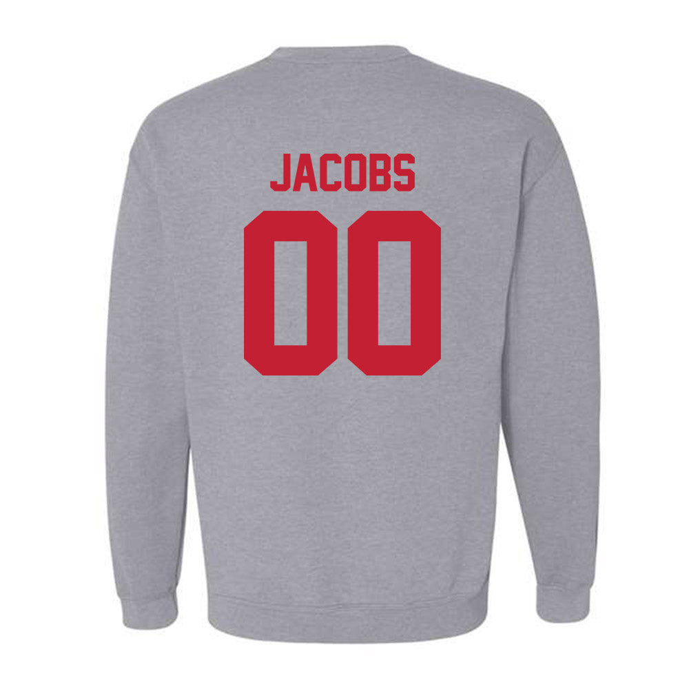 Ferris State - NCAA Football : Tre’vareiez Jacobs - Classic Shersey Crewneck Sweatshirt-1