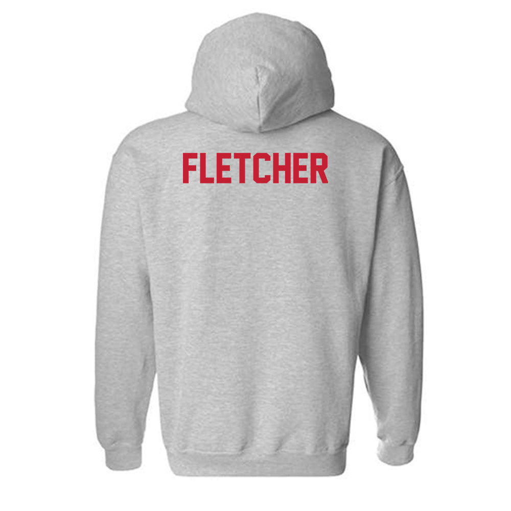 Ferris State - NCAA Men's Track & Field : Aiden Fletcher - Classic Shersey Hooded Sweatshirt-1