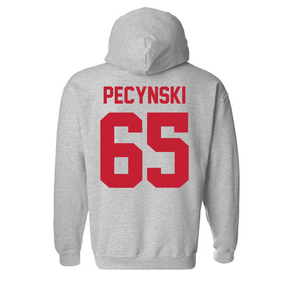 Ferris State - NCAA Football : Cory Pecynski - Classic Shersey Hooded Sweatshirt-1