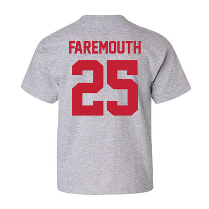 Ferris State - NCAA Men's Ice Hockey : Zach Faremouth - Classic Shersey Youth T-Shirt-1