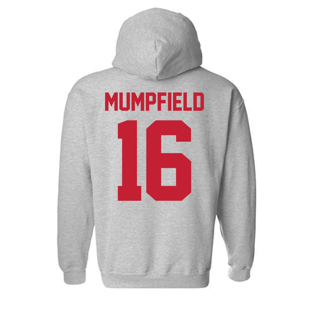 Ferris State - NCAA Football : Leeshaun Mumpfield - Classic Shersey Hooded Sweatshirt-1
