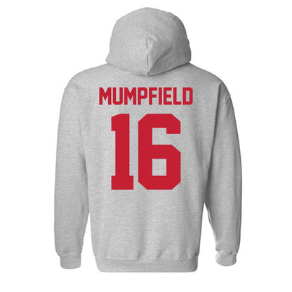 Ferris State - NCAA Football : Leeshaun Mumpfield - Classic Shersey Hooded Sweatshirt-1