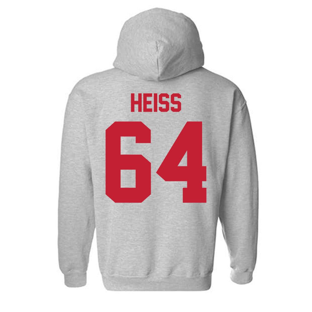 Ferris State - NCAA Football : Cam Heiss - Classic Shersey Hooded Sweatshirt-1