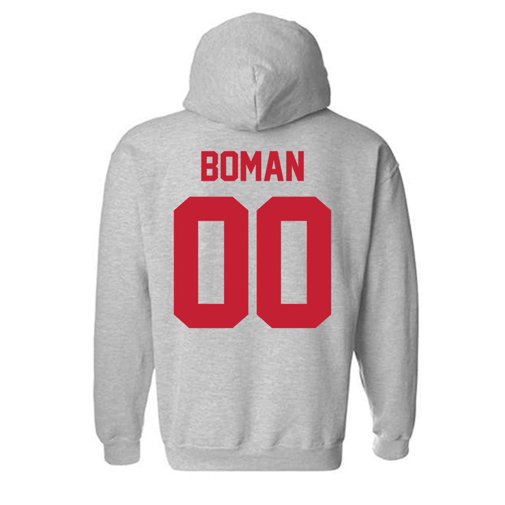 Ferris State - NCAA Football : Griffin Boman - Classic Shersey Hooded Sweatshirt-1