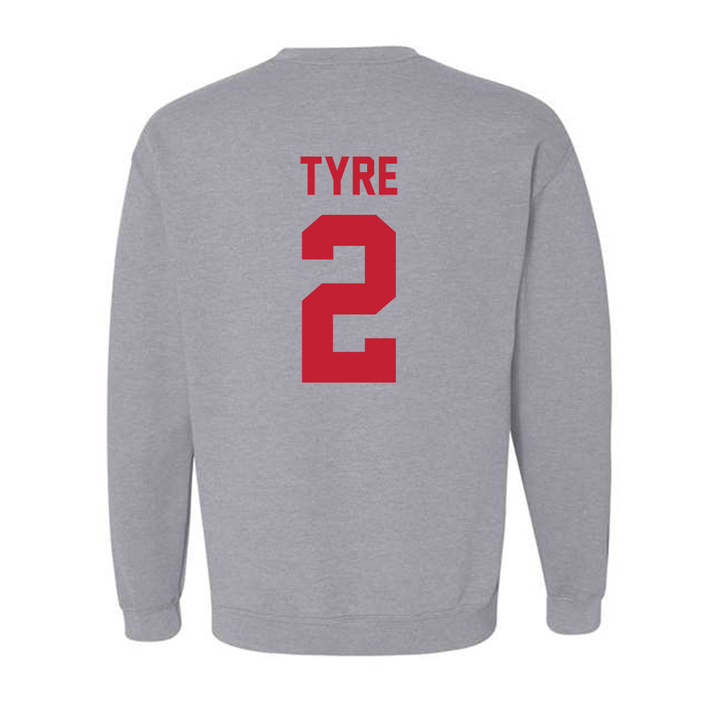 Ferris State - NCAA Football : Kelby Tyre - Classic Shersey Crewneck Sweatshirt-1