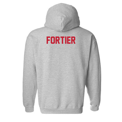 Ferris State - NCAA Women's Track & Field : Ana Fortier - Classic Shersey Hooded Sweatshirt-1