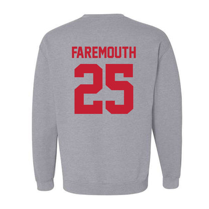 Ferris State - NCAA Men's Ice Hockey : Zach Faremouth - Classic Shersey Crewneck Sweatshirt-1