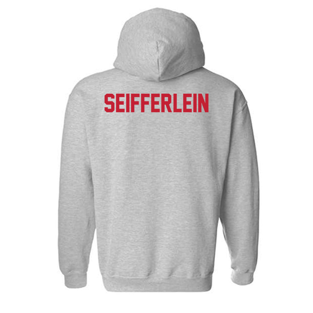 Ferris State - NCAA Men's Track & Field : Lucas Seifferlein - Classic Shersey Hooded Sweatshirt-1
