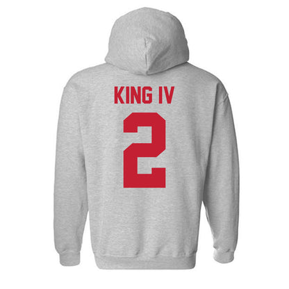 Ferris State - NCAA Football : Damion King IV - Classic Shersey Hooded Sweatshirt-1