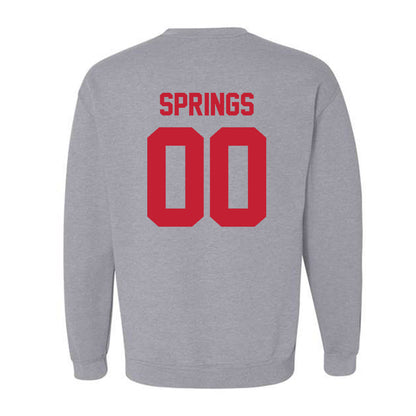 Ferris State - NCAA Football : Alex Springs - Classic Shersey Crewneck Sweatshirt-1