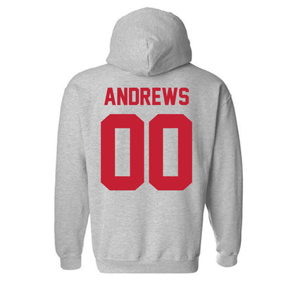 Ferris State - NCAA Football : Logan Andrews - Classic Shersey Hooded Sweatshirt-1